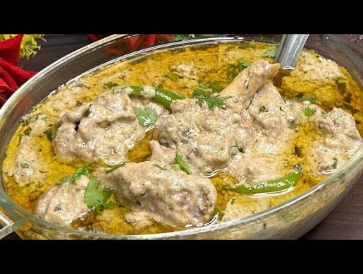 Mutton White Gravy (मटन व्हाइट ग्रेवी)