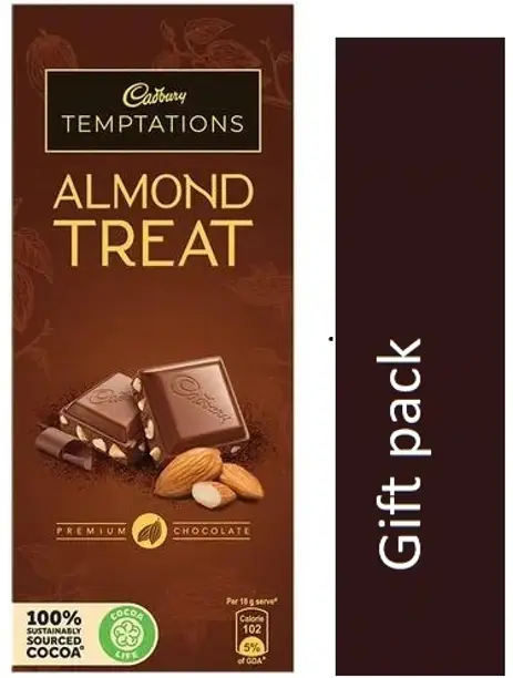 Cadbury Temptations Almond Treat Premium Chocolate Bar