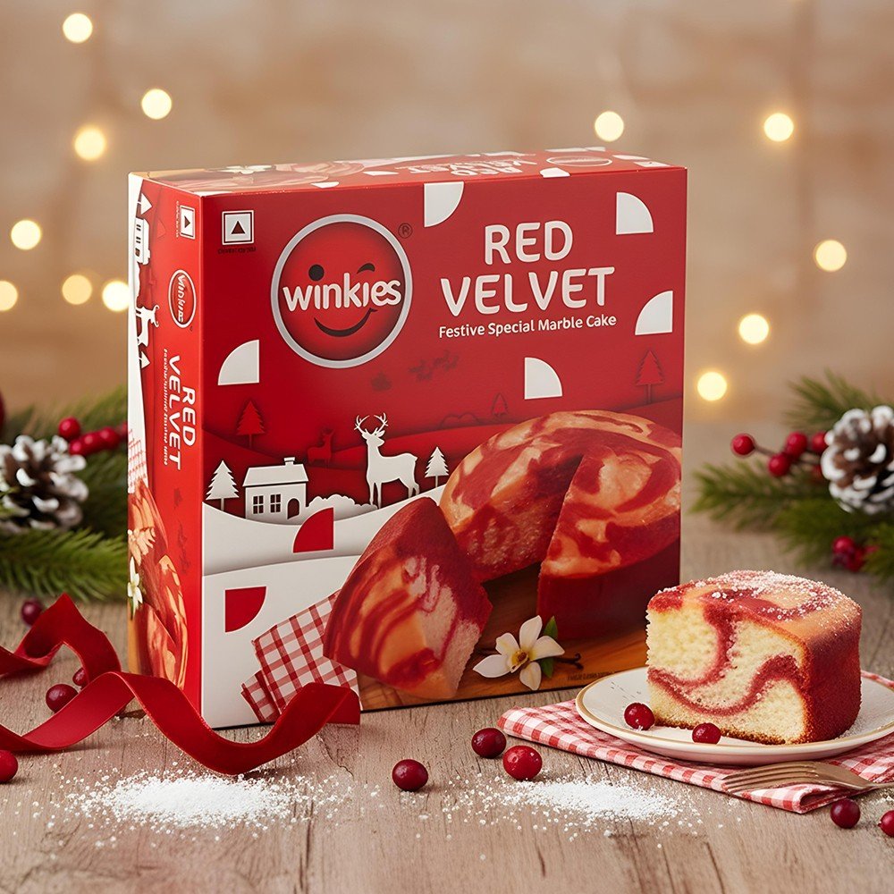 Winkies- Red Velvet Marble sliced Cake (110g)